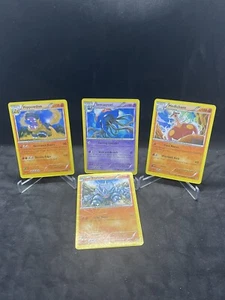 (4) Pokemon Card Rhyhorn  Holo Basic Fighting Type 2016 lot - Picture 1 of 4