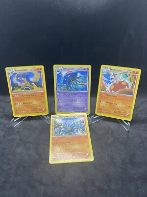 (4) Pokemon Card Rhyhorn  Holo Basic Fighting Type 2016 lot - Image 1 of 4