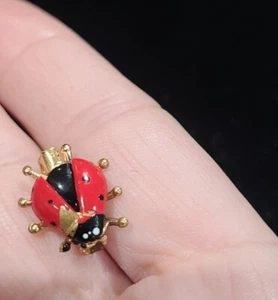 Western Brooch Pin Ladybug GF Paint Ia Coming Off Look At Pic - Picture 1 of 4