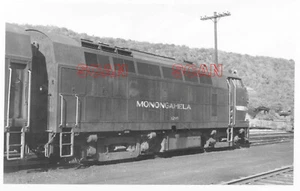 1B375 RPPC 1972 MONOGAHELA RIALROAD LOCO #1216 BROWNSVILLE PA - Imagen 1 de 1