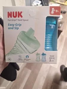 NUK Fun Grips® Hard Spout Sippy Cup 10 oz. 2pk Blue & Green - Picture 1 of 2