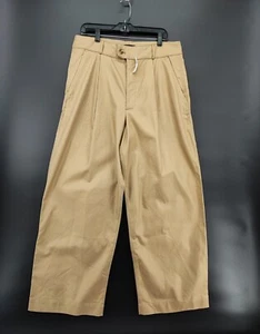 Banana Republic Women’s Tan Wide Leg High Waist Trouser Pants Size 14 - Picture 1 of 12