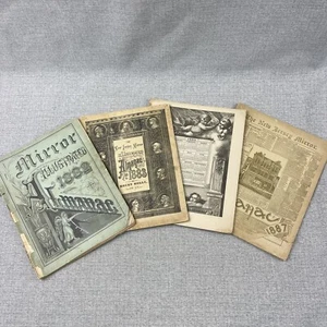 Lot of 4 - New Jersey Mirror Almanac Illustrated 1882, 1883, 1886, 1887 - Bild 1 von 13