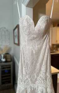 New (Un-Altered) Allure Bridals 2916 Wedding Dress Size 10 - Picture 1 of 12