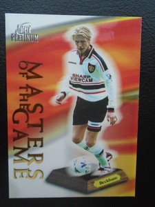 FUTERA PLATINUM MANCHESTER UNITED DAVID BECKHAM Masters of the game card
