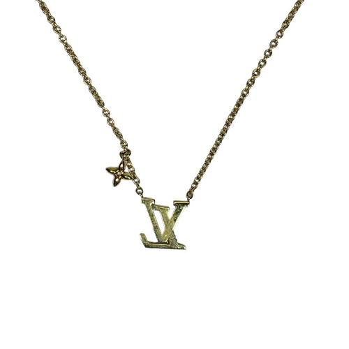 LOUIS VUITTON（LV） LOUIS VUITTON Collier LV Iconica Collana Gioielli Metallo Strass Oro M00596