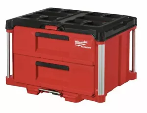 MILWAUKEE 48-22-8442 Packout 50 Lbs. Capacity 2-Drawer Tool Box NEW - Picture 1 of 1