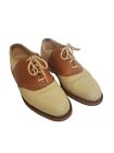 Vintage Cole Haan men’s two tone leather lace up saddle Oxford dress shoes 