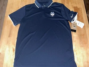 NIKE MENS UCONN HUSKIES UV COLLEGIATE POLO SIZE SMALL DRI FIT NWT $55 - Picture 1 of 4