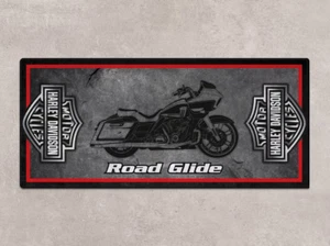 Special Gift ver7, Lovers Harley Davidson Motorcycle Mat for Garage, Garage Mat - Picture 1 of 2