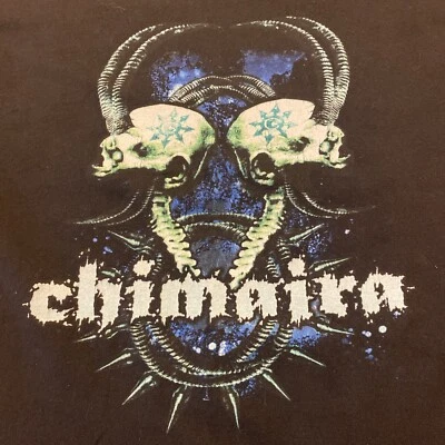 Y2K Chimaira Metal Rock Band T Shirt 2006 Size Small - Image 1 of 4