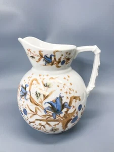 Antique Marx & Gutherz Carlsbad Water Pitcher - Floral - Numbered & Stamped - Picture 1 of 10