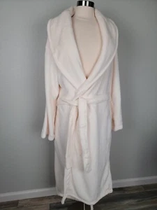 Women's Bath & Body Works Robe Peach S/M Shower Coverup Cozy - Picture 1 of 11