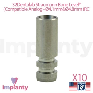10x Accesorio Dental Analógico 4.1mm/4.8mm Compatible Straumann Nivel Herramienta de Odontología - Imagen 1 de 5