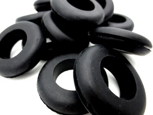 Rubber Grommet, Fits 1.25" Hole, Fits 1/16" Thick Material, Has 7/8" ID - Picture 1 of 11