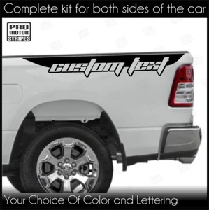 Dodge RAM 1500 2500 3500 Side Bed or Door Accent Decals Stripes (Choose Color) - Picture 1 of 2