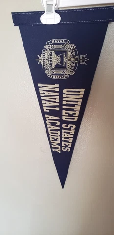 NAVY MIDSHIPMEN NCAA  RETRO FELT VINTAGE PENNANT 3/18/23 Cover