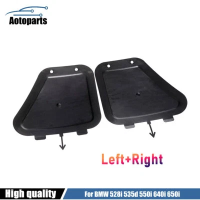 Pair Front Fender Liner Access Panel Fits BMW 528i 535d 550i 640i 650i NEW - Image 1 of 4