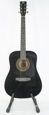 Rogue RA-090 Dreadnought Cutaway Acoustic-Electric Guitar Black DAMAGED - Image 1 of 4