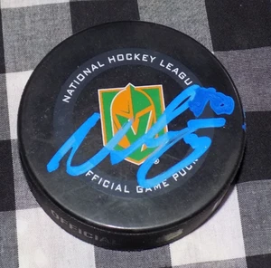 Nicolas Roy Signed Vegas Golden Knights gameday Puck - Picture 1 of 1