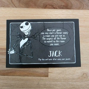 Clue Nightmare Before Christmas Personality Card 2020 Single ~ JACK SKELLINGTON - Picture 1 of 2