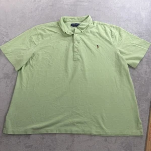 Ralph Lauren Poloshirt Herren 2XB Strick Oxford Kurzarm Preppy Flesh Pony - Bild 1 von 8