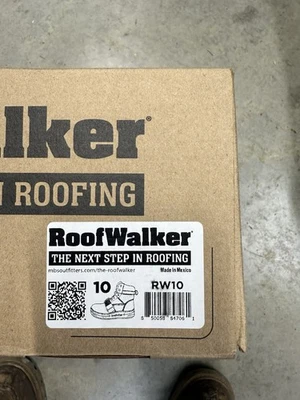 Roof Walker Boots Men's Size 10 Brand New In Box Never Worn Black And Red - Image 1 of 4