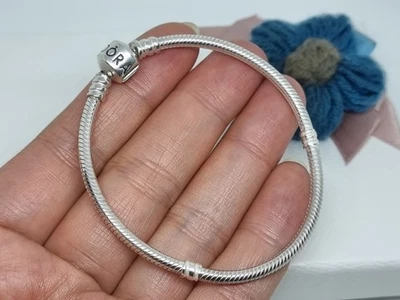 NEW BOXED Genuine Pandora Moments Snake Chain Bracelet   18cm 💕 S925 ALE  - Image 1 of 4