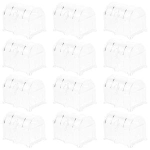  12 Stück Hochzeit Gastgeschenk Süßigkeiten Boxen - Miniatur Schatztruhe Boxen - Party Gastgeschenk - Bild 1 von 17