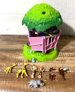Vintage 2000 Polly Pocket Jungle Pets Baumhaus Spielset - Bild 1 von 9