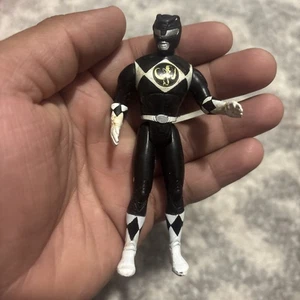Saban Power Rangers Black Ranger 4" Actionfigur Vintage (1995) Spielzeug - Bild 1 von 5