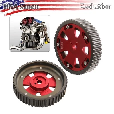 Cam Gear Pulleys for Mitsubishi Lancer EVO Eclipse Galant RVR Dion 4G63 2.0T - Изображение 1 из 4