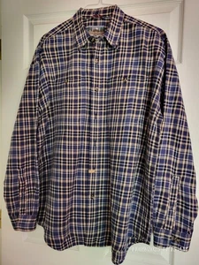 Vintage EMS Shirt Mens Large/Extra Large Flannel Eastern Mountain Sports - Picture 1 of 3