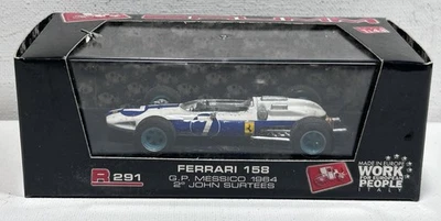 FERRARI F1 158 N° 7 GRAND PRIX DE MEXICO 1964 John Surtees 1/43 BRUMM Vintage  - Immagine 1 di 3
