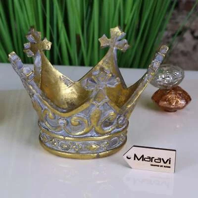 Ziro Crown Candle Holder Vintage Style Home Decor Gift - Image 1 of 4