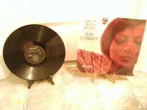 12" Vinyl Ray Conniff say it w/Music(a touch of latin)Made in Holland on Philips - Picture 1 of 12