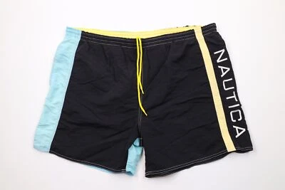 Pantalones Cortos de Natación Vintage Años 90 Nautica Para Hombres XL Deletrear Color Forrados COMO ESTÁN Foto 1 de 4