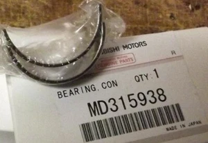 Big end conrod bearings genuine Mitsubishi Pajero Junior 1.1 Jr 4A31 MD315938 - Picture 1 of 1