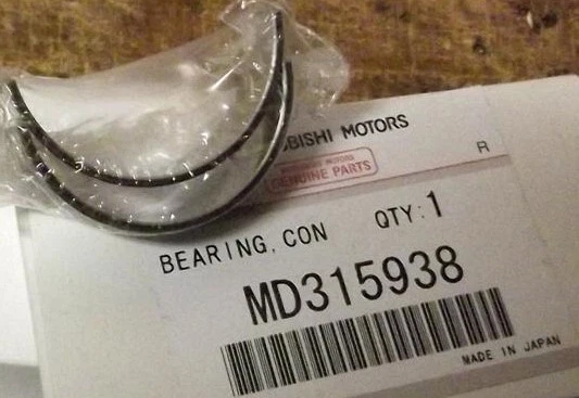 Big end conrod bearings genuine Mitsubishi Pajero Junior 1.1 Jr 4A31 MD315938 - Image 1 of 1