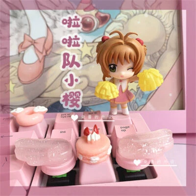 Card Captor SAKURA KINOMOTO SAKURA Tomoyo Daidouji Mechanical Keyboard Keycap  - Image 1 of 4