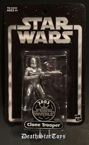 Star Wars 2003 Attack Of The Clones AOTC Silver Clone Trooper TRU Exclusive ROTS - Bild 1 von 2