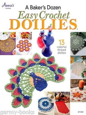 A Baker's Dozen Easy Crochet Doilies Pattern Instruction Book Annie's Attic NEW - Image 1 of 4