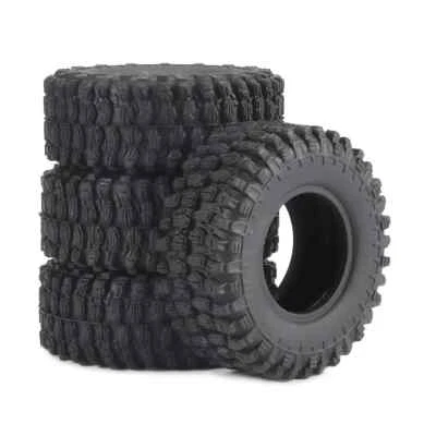 50*20mm 1.0 Mud Terrain Tires for TRX4M Axial SCX24 FCX24 1/24 1/18 RC Crawler - Image 1 of 4