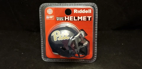 PITTSBURGH PITT PANTHERS SPEED POCKET PRO FOOTBALL HELMET RIDDELL WITH CLAMSHELL Cover