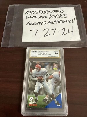 1994 Classic Draft Promo NCAA Trent Dilfer #DD2 (Colts) MGS Gem Mint 10 - Image 1 of 2