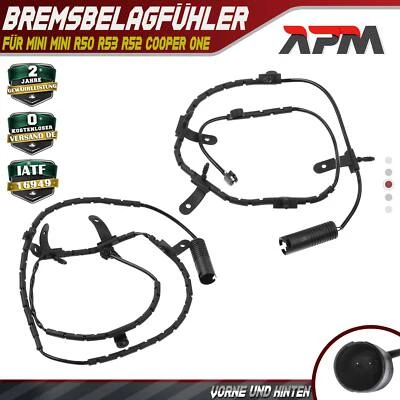 2x Warning Contact Brake Pad Wear Front Left Right for MINI Mini R50 R53 R52 - Image 1 of 4