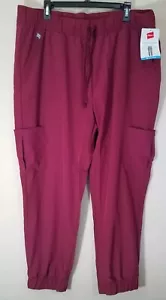 Hanes Comfort Fit Jogger Scrub Pants Drawstring Athletic Pocket Women 2XL NEW - Picture 1 of 5