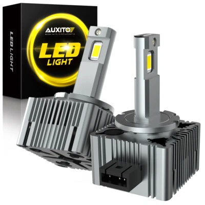 2X AUXITO LED Headlight Bulb D1S D1R High Low Beam HID Xenon Conversion Kit EXD - Image 1 of 4