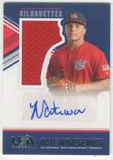 2018 USA BB Stars/Stripes Silhouettes Signature Jerseys #97 Nate Wohlgemuth