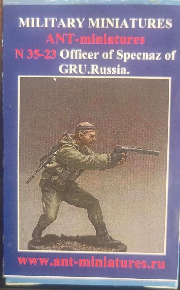 MODELLISMO - Officer of Speznaz of GRU Russia - ANT35-23 min. 1/35 - Immagine 1 di 1